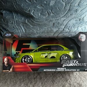 Jada Fast And Furious Brian’s Mitsubishi Lancer Evolution VII